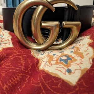 Gucci Marmont Leather Belt